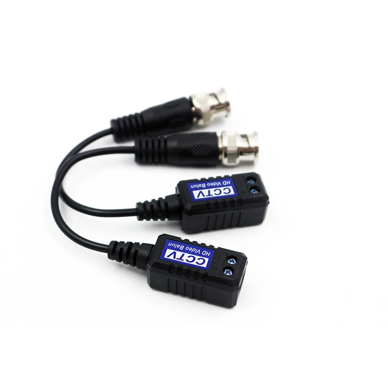 YJS high quality 1CH passive 1080P 3MP 4MP 5MP video balun HD AHD CVI TVI video balun utp cctv video balun for camera