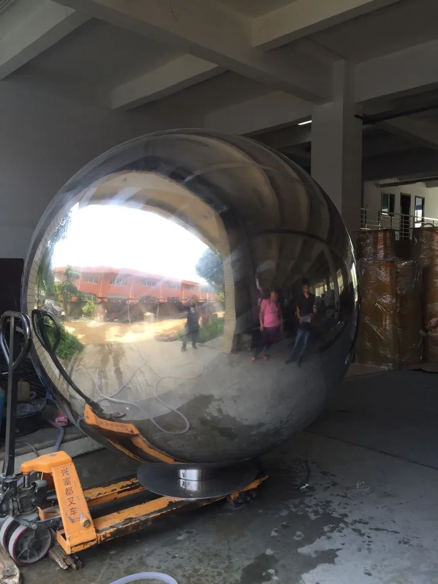 Pond water fountain ball water fountain stainless steel garden fountain decoration water flowing ball SEG1244