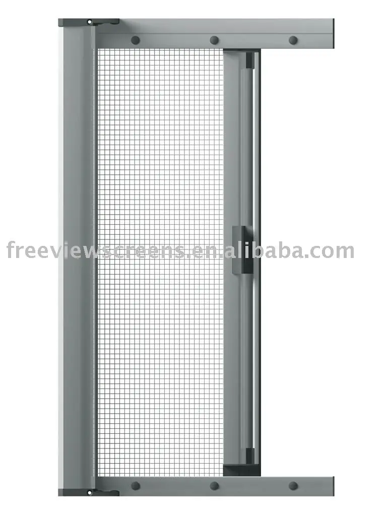 
Decorative aluminium screen door 
