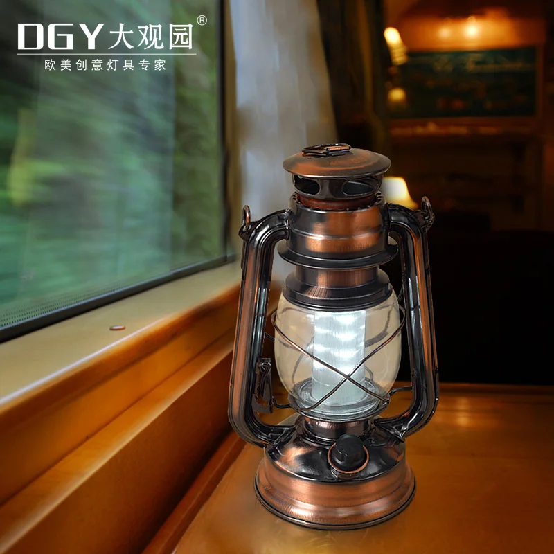 
bedroom ceiling pendant Decorative glass light shade vintage electric led kerosene lamps 