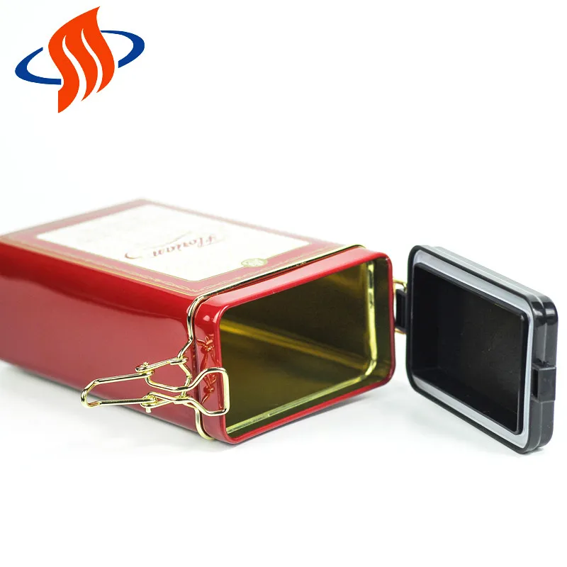 
rectangular airtight tin packing box 