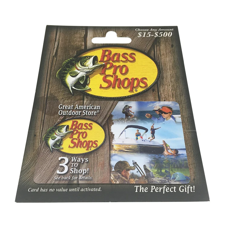 Factory Price RFID Card Packing Customized CR80 Barcode Backer Card Plastic RFID Gift Card Sleeve