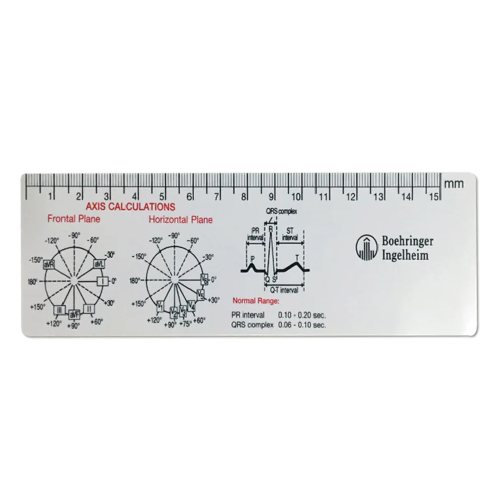 Hospital Medical Patient Sokolow and Lyon Index Ekg Ecg Scale Ruler