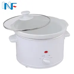2021 New 2.5 Litre Sear And Stew Crockpot Mini 2.7 Quart Round Manual Slow Cooker