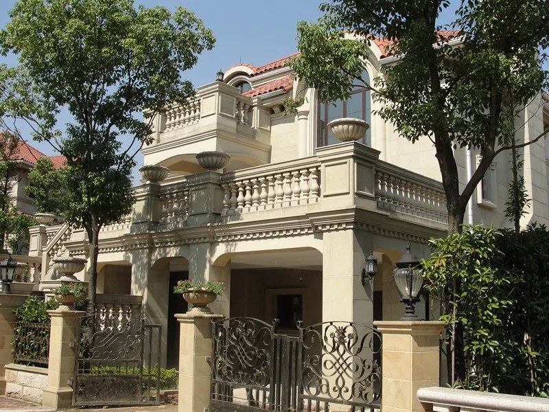 Outdoor Light Grey White Vein Sandstone Floor Tile