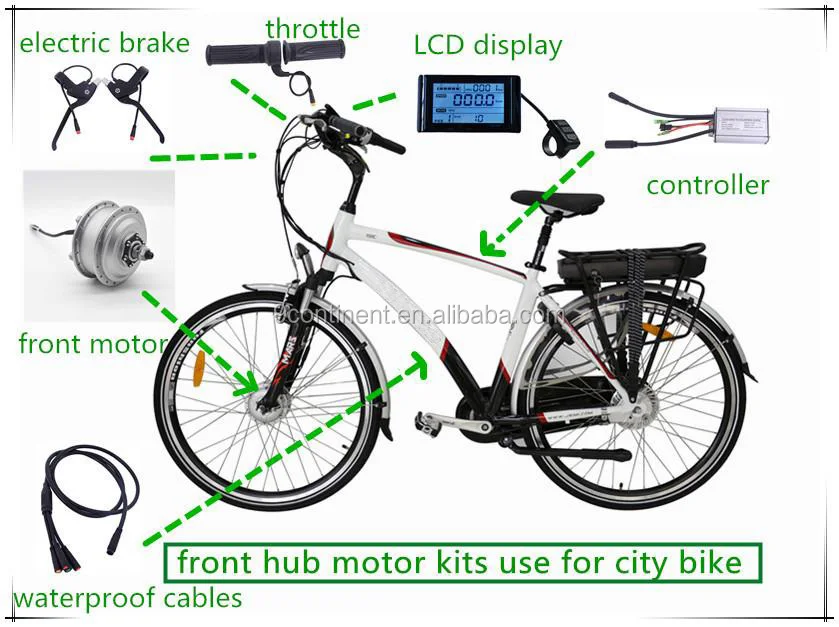 36v 48v 500w 800w gearless electric bike motor for bicycle