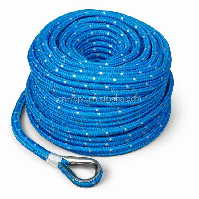 Яхта Плетеный полиэфирный Морской Парусная лодка на веревке веревка двойная оплетка веревки