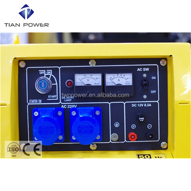  OEM factory 6KW silent diesel generator control