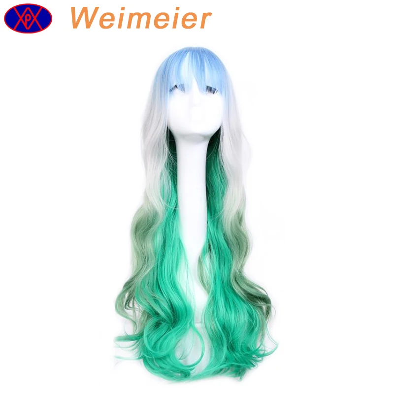
Wholesale high quality Fiber synthetic body wave cheap and best cosplay wig for party 