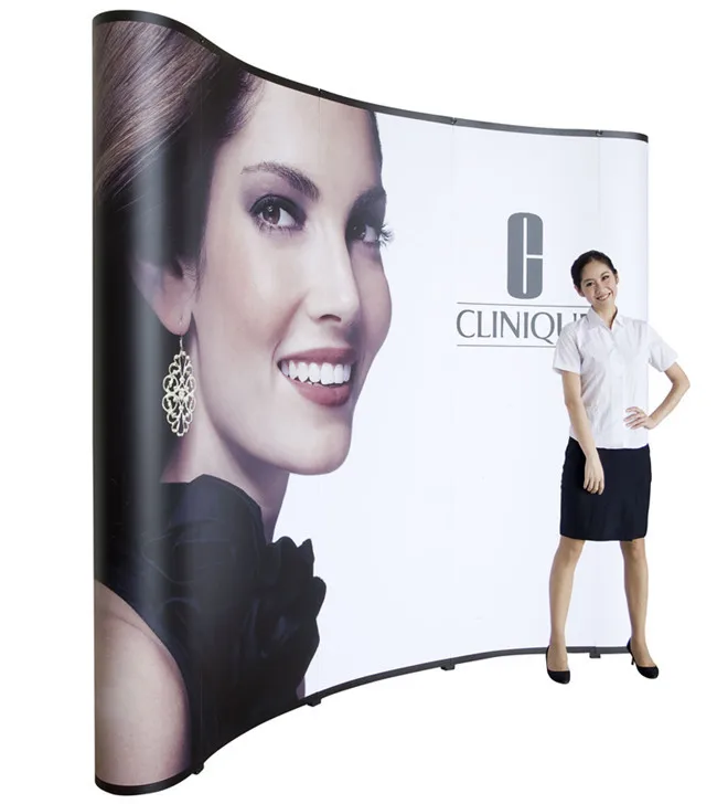 Hot Sale POP UP Display advertising exhibition booth wall banner portable foldable pop up