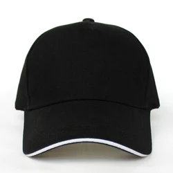 100% pure cotton high quality 5 panel outdoor baseball cap hat whole custom adjustable metal slide buckle Fashion baseball cap