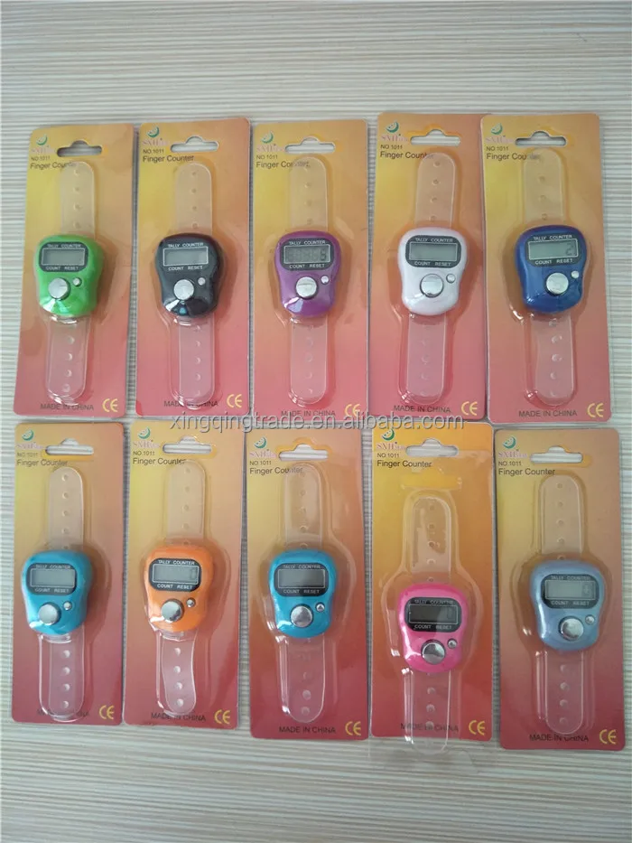 Пластиковый компактный мини-маркер для стежков и счетчик рядов, электронный цифровой счетчик рядов с ЖК-дисплеем, случайный выбор для любого трикотажа