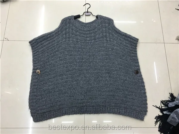 
wholesale latest sweater designs for girls knitted turtleneck poncho with fringe guangzhou factory coat 
