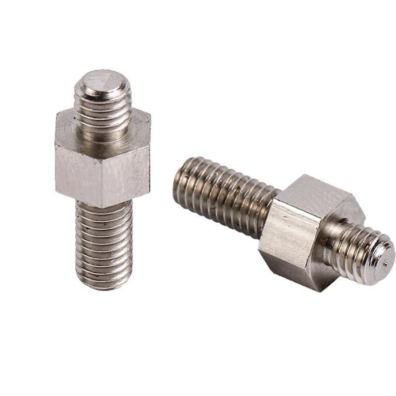 Hexagonal double head adjusting reducing hex nut and bolts stud bolts with hex nut