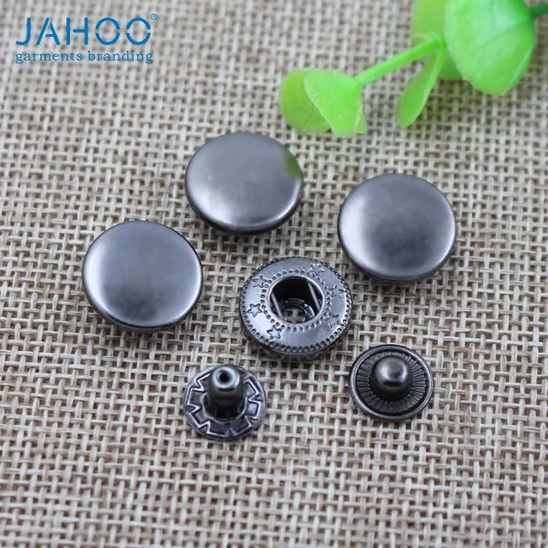 10mm 12mm 15mm 18mm 20mm Brass Press Snap Stud Buttons Fastener