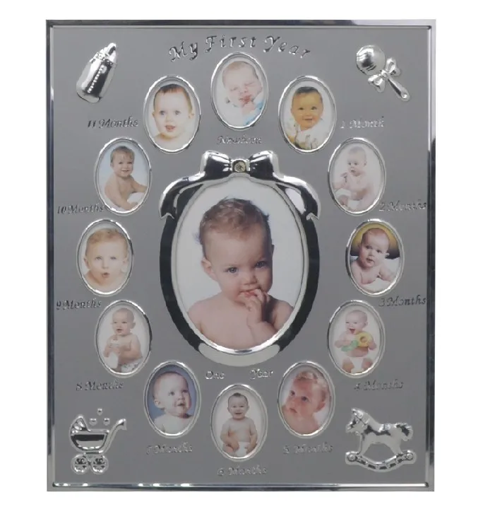 Baby first year aluminum photo frame(AS25)