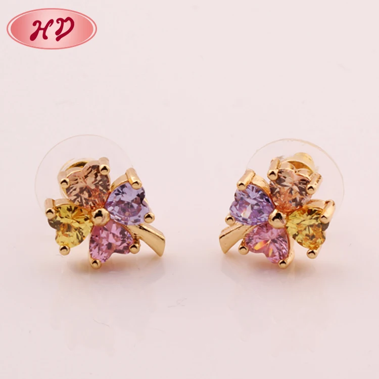 best selling make your own fashion dubai gold jhumka earrings