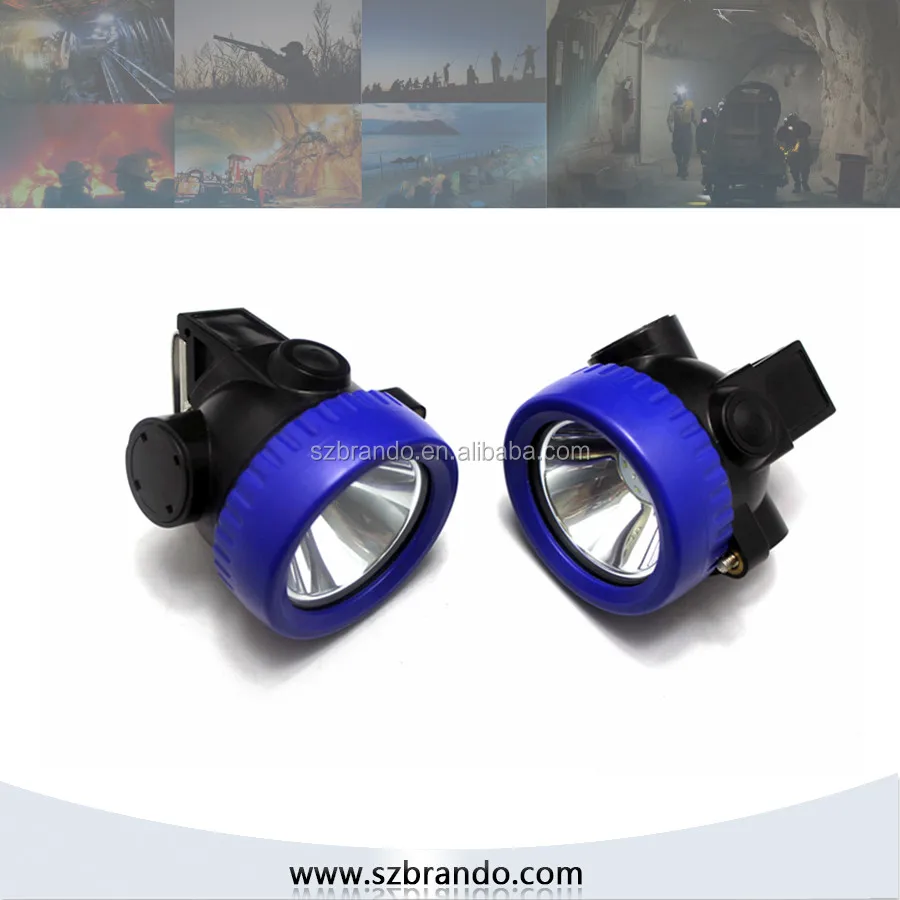 1W LED Cordless Miner Cap Lamp for Sale, LED Lightweight Headlights
