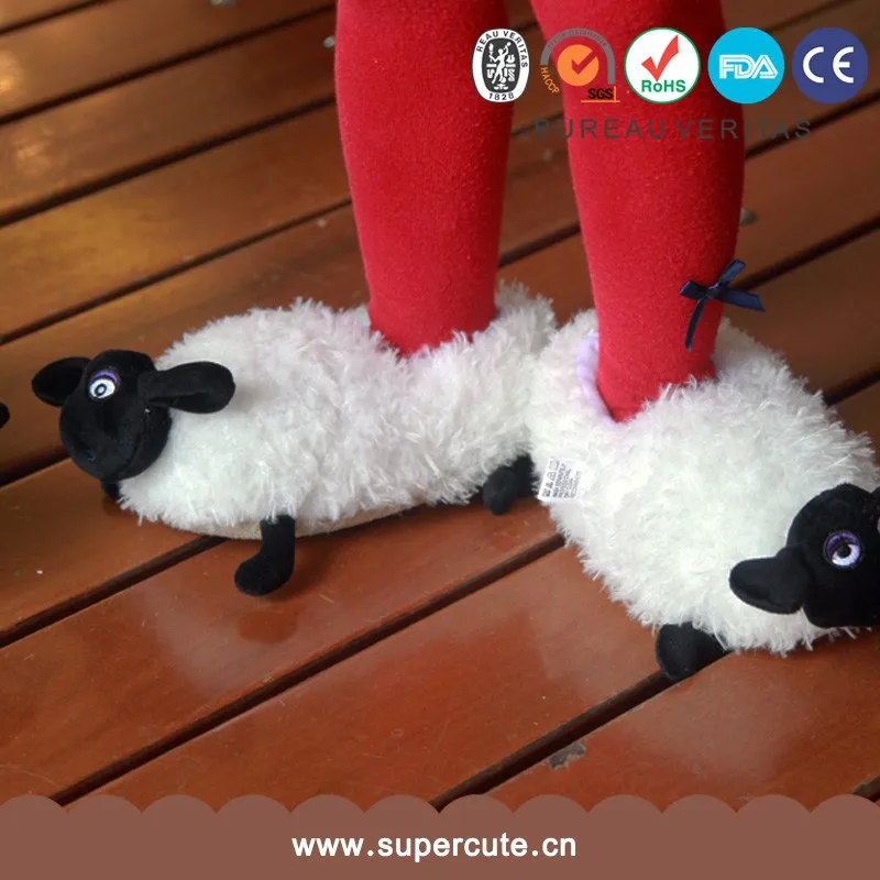 мило дизайн симпатичная овец форма детская мода тапочки