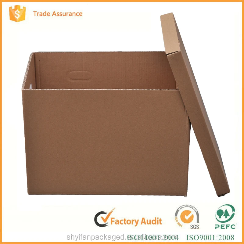 Полный цвет крафт-картона логотип перемещение картонная коробка