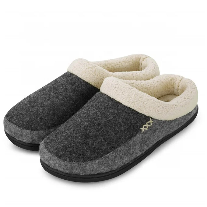 Mens Slippers Amazon Memory Foam Slippers Slip-on Clog Scuff House Shoes