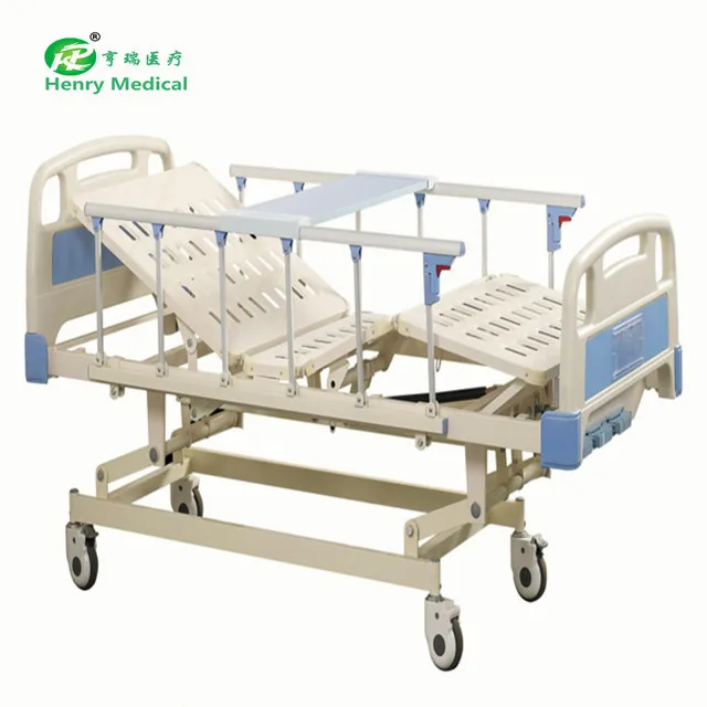 Hospital furniture Medical beds 3 cranks manual hospital beds for patient