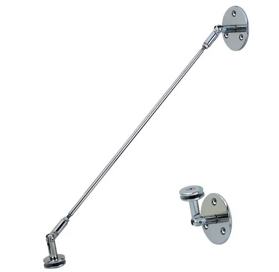 Modern design stainless steel glass canopy fittings/glass canopy pole and bracket