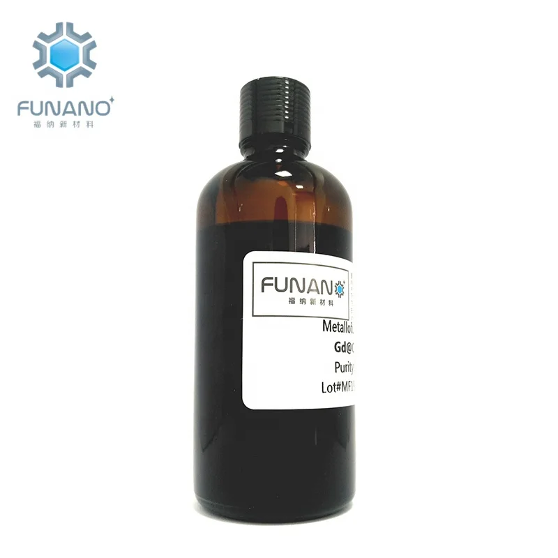 Производитель Funano Горячая оптовая продажа порошок из углеродного волокна Новый нано Карбид сырья 99% фуллерен Gd @ C82 металлофуллерен