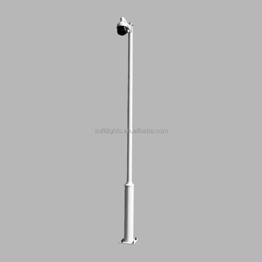 
Galvanized q235 steel tubular electric 5 meters cctv camera pole price 