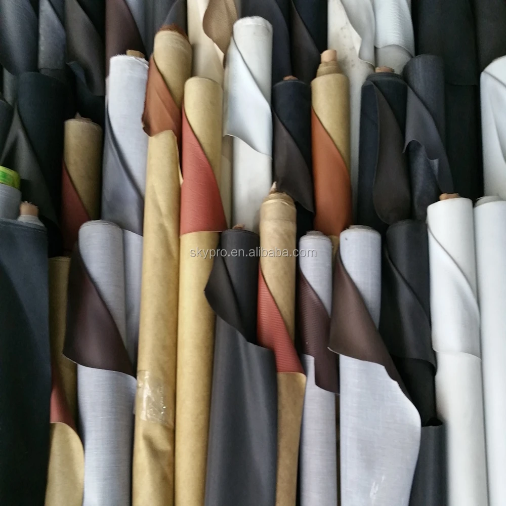China Professional Manufacturer pu leather pvc leather stocklot