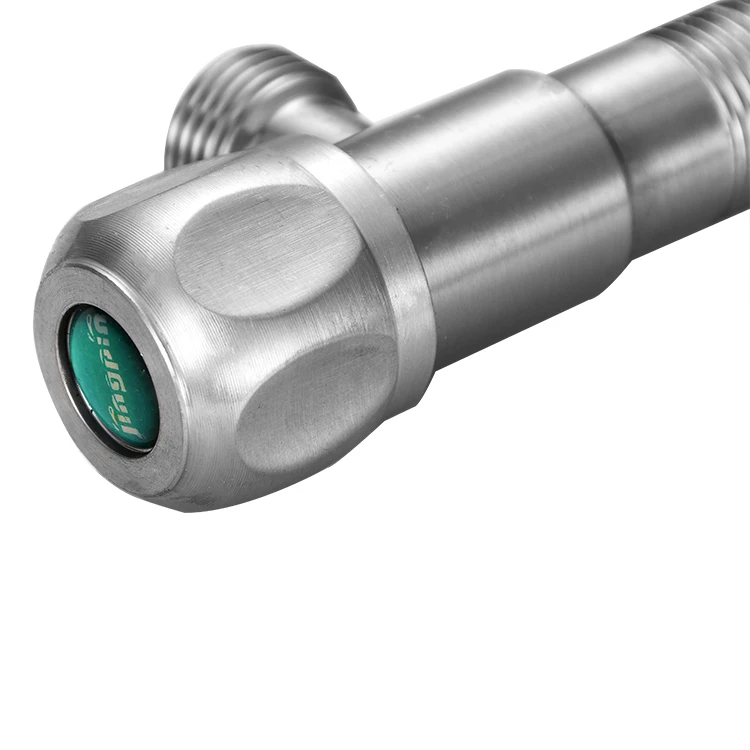 Unique high end sanitary hot cold water mixer brass angle valve