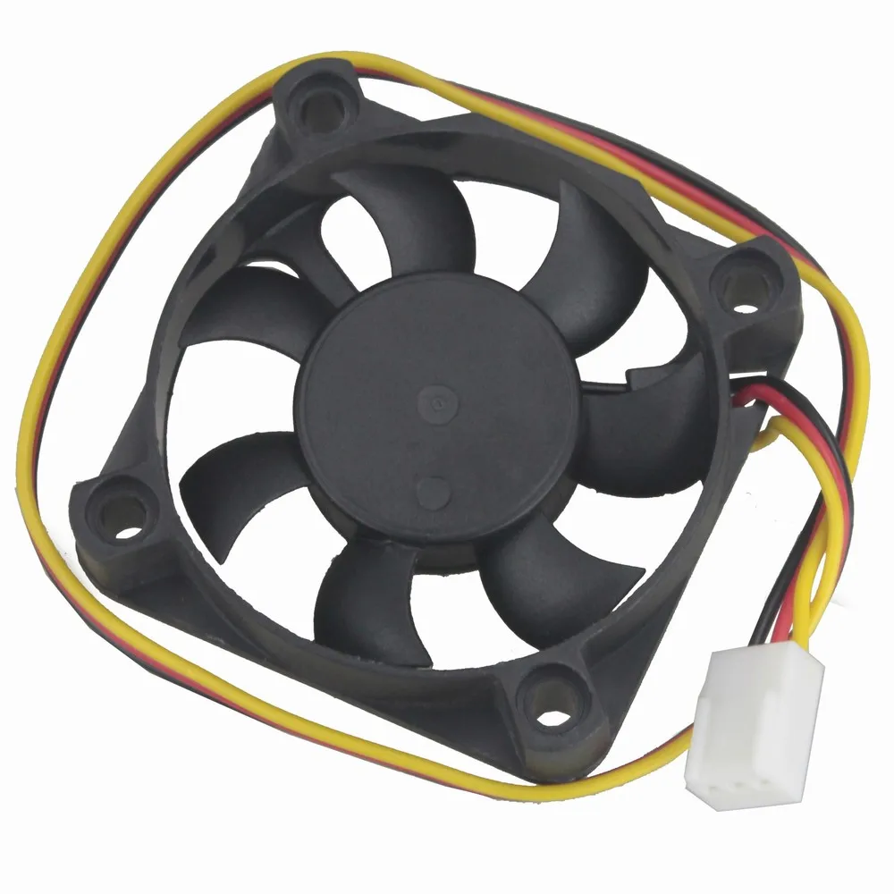 Gdstime GDA5010 50x50x10 мм 50 мм подшипник постоянного тока 12 В 3-контактный FG функциональный осевой Бесщеточный вентилятор для вентиляционного охлаждения корпуса