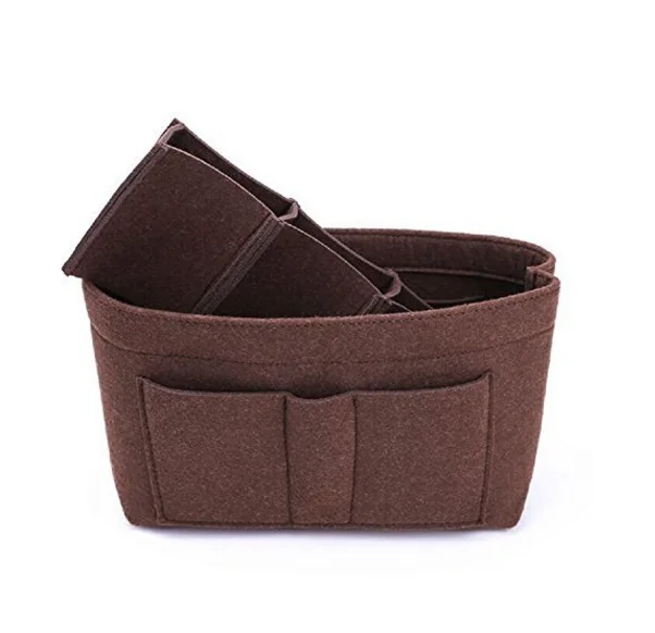 hot selling new 40 Colors Felt Insert Organizer Bag In Bag For Handbag Shaper Purse felt Organizer bag organizer insert handbag