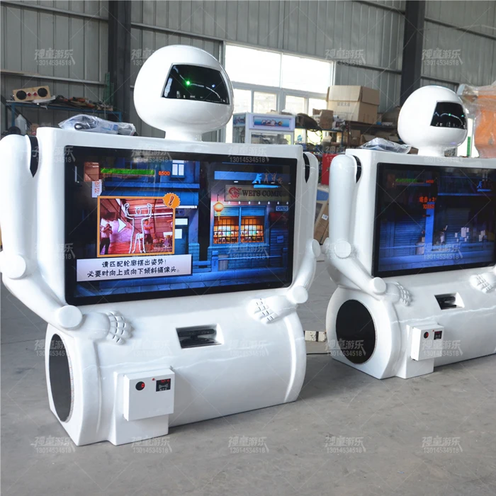 3D imaging True man simulation interactive fighting Kung-fu Video games machine in IAAPA