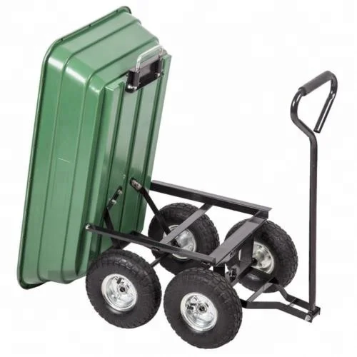TC2135 TC2145 Four 4 Wheel Plastic Garden Carts Trolley