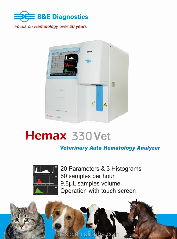 
hematology analyzer (Hemax 330 Vet) 