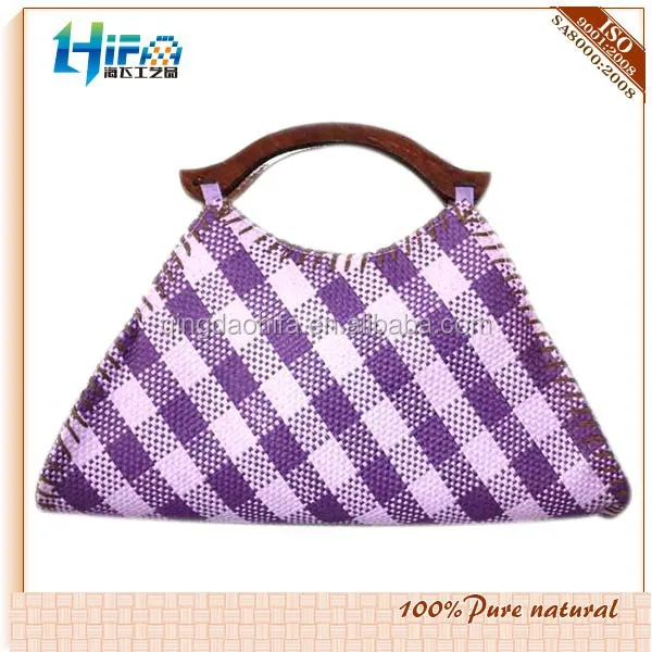 HIFA Paper Straw Handbag Embroidery Tote Bag