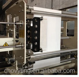 
PE PP polypropylene die cut handle plastic bag machine automatic patch soft loop handle carry shopping bag making machine price 