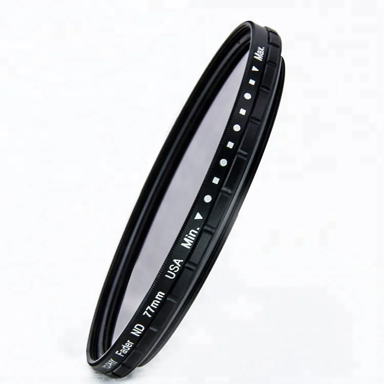
YOPHY camera Variable ND2x-400x filter AGC glass Neutral Density nd Filter for Camera lenses 