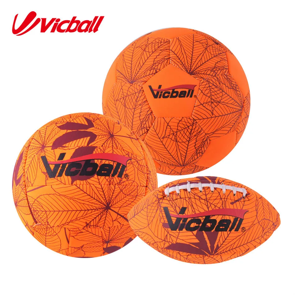 Machine Sewing Neoprene custom design oem volleyball ball size 5 inflatable beach volleyball
