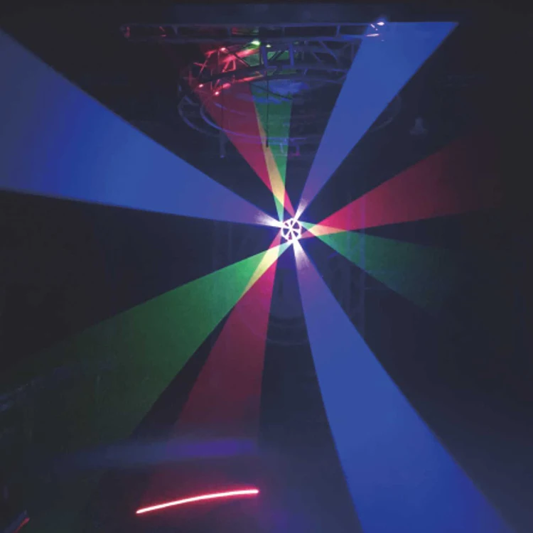 Professional 9 Eyes rgb Spider Laser Light led Stage Light