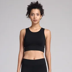 Gym Clothing Shockproof Sports Bra Stretch Push Up Padded Fitness Vest Breathable Underwear Yoga Running Sport Bra Top Tops