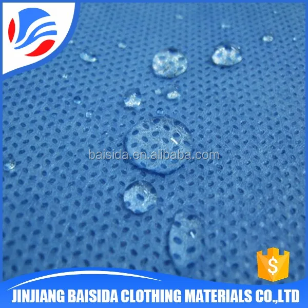 
Blue Polypropylene SMS/SMMS Nonwoven Fabric For Medical Surgical Gowns 