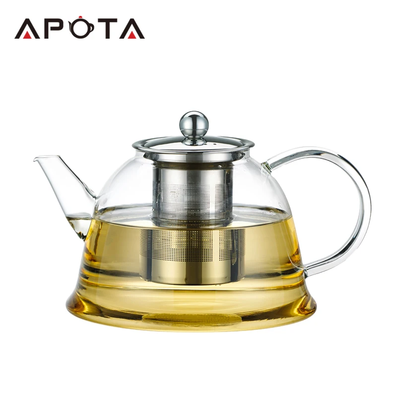 High Borosilicate Glass Teapot 500ML 800ML 1200ML