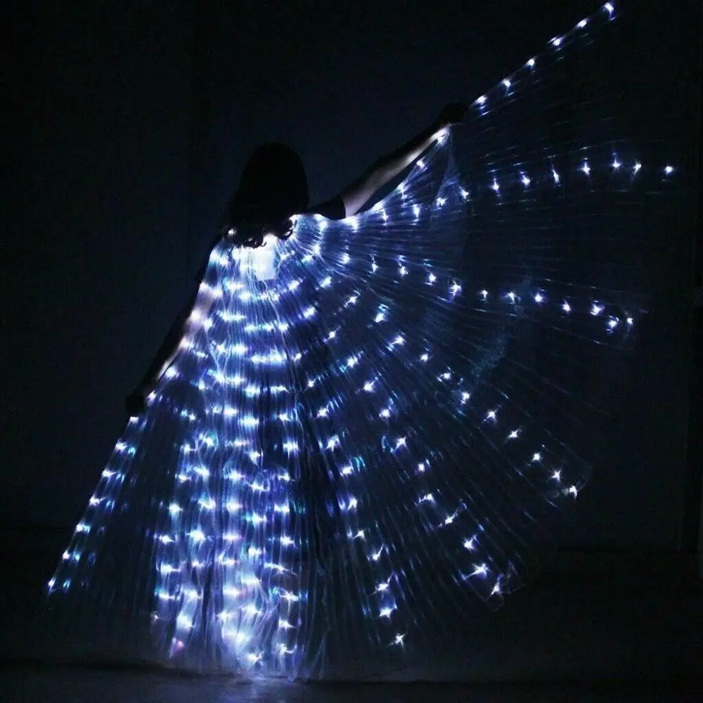 BestDance LED Isis Wings Belly Dance Costume Fairy wings Cosplay Angel Isis Wings