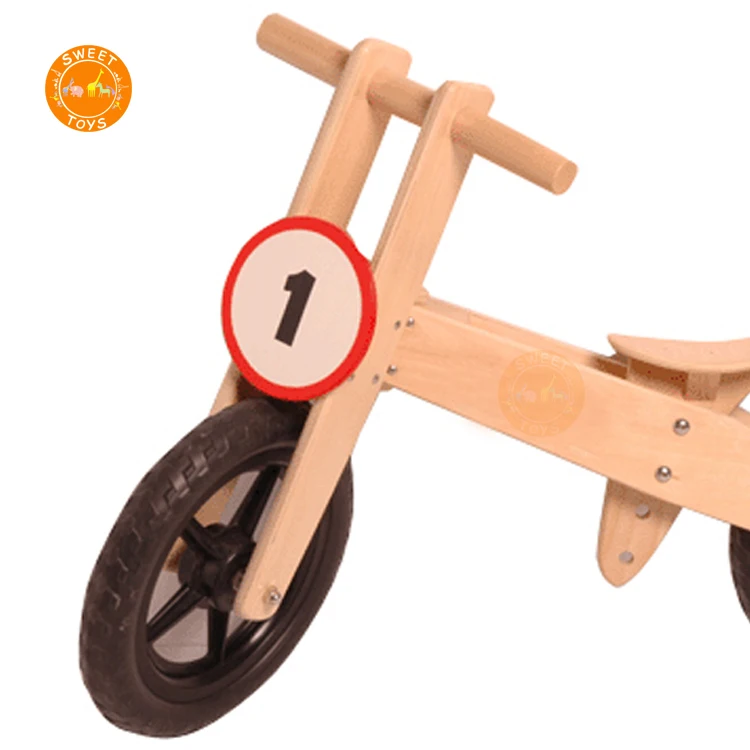 Classic Cheap Price Kids Small Bicycle Wooden Balance Bike, Kids Training No Pedal Balance Bike Wood Running Bike