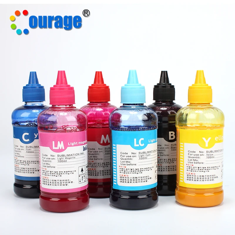 Korean High Quality T-shirt Mug heat transfer Digital Printing Ink sublimation 6 color