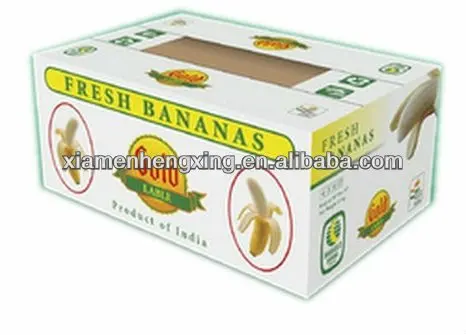 Свежий банан гофрированные коробки