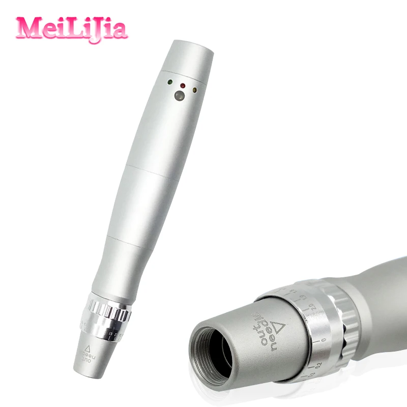  Массажер для лица ухода за кожей импортный инструмент Электрический заряжаемый микро-игольчатый Дерма ролик с сертификацией CE