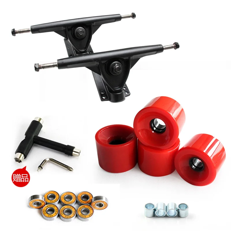 Hot Sale 7 inch Longboard Truck Wheels Set, Skateboard Trucks and Wheels